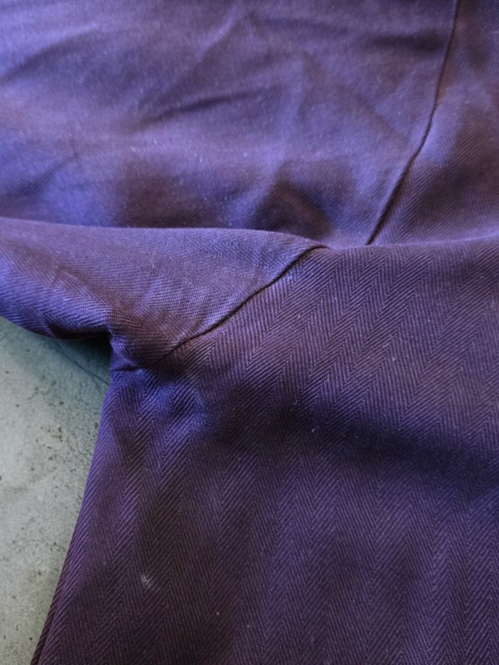 Neiman Marcus 100% Silk Purple Tai Chi Set PM Petite Medium Frog Closure Lounge - Picture 14 of 16